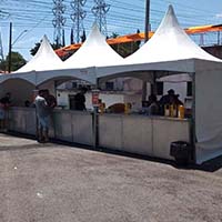 Invista em uma tenda com balcão com a Feh Tendas SP!